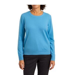 Staccato size M blue casual straight hem preppy timeless closet staple sweater